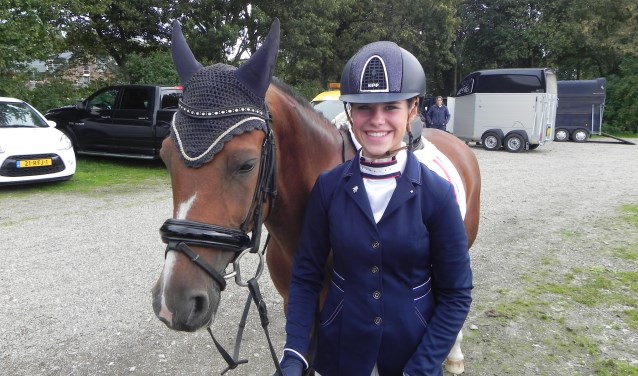 Manon Sturkenboom is tevreden over haar prestatie.