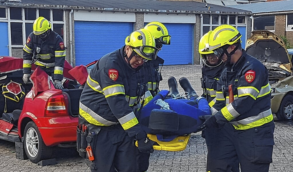 In maart waren er nog demonstraties om mensen te werven voor de brandweer.  