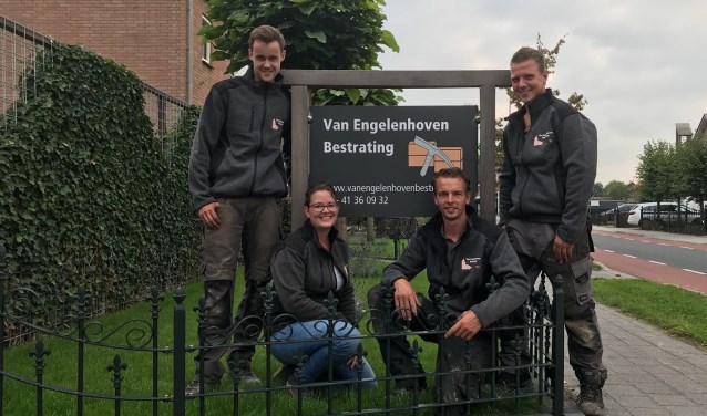 Het team van Van Engelenhoven Bestrating.