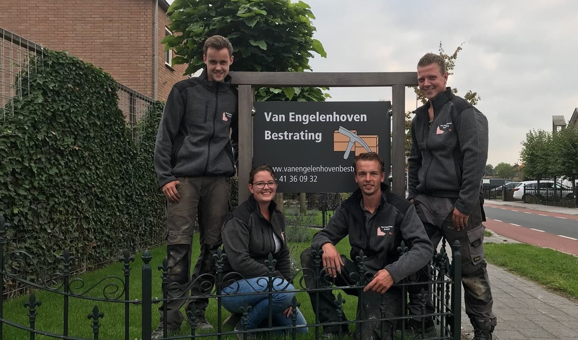 Het team van Van Engelenhoven Bestrating.