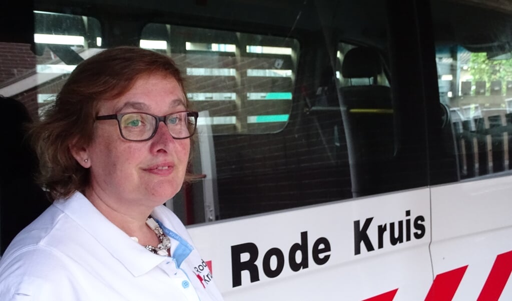 Rode Kruis vrijwiilliger Gerda van Rossum