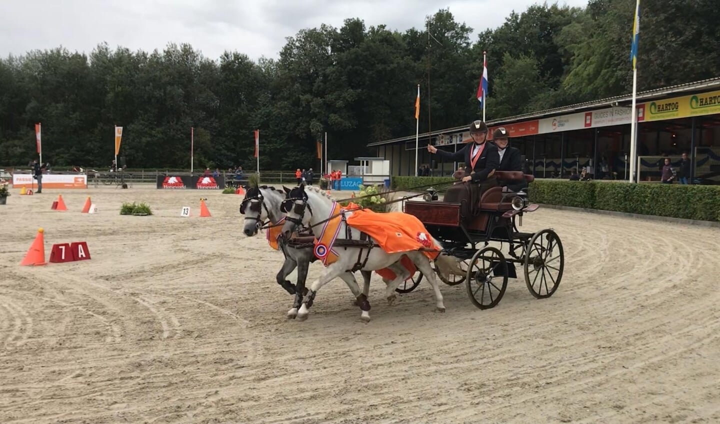 Melanie v.d. Bunt haar ereronde