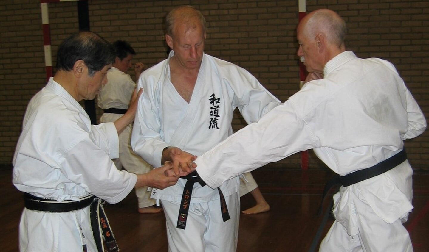 Teun Tromp, H.Takashima en Max Egbers