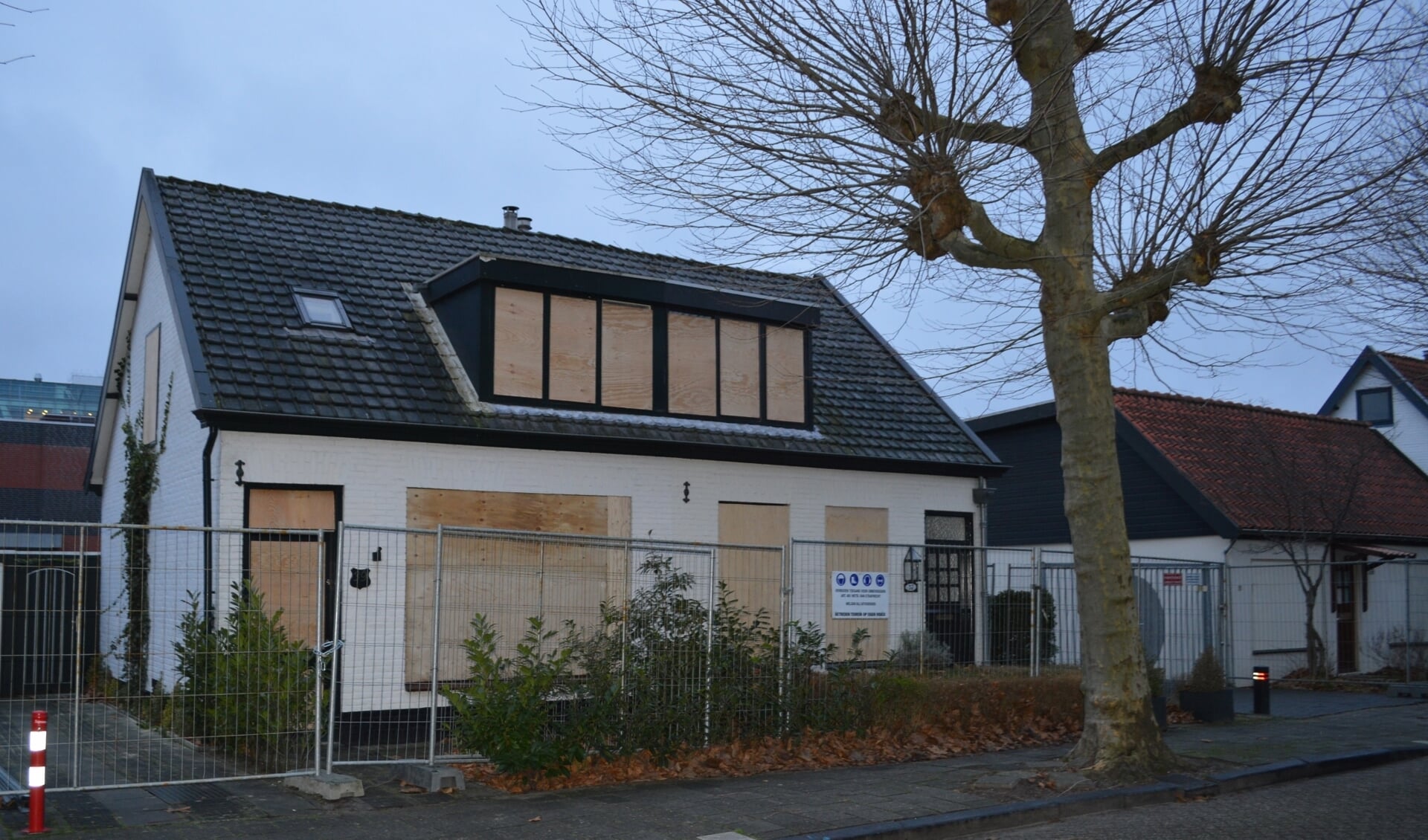 In de Parklaan zijn meerdere woningen opgekocht door een vastgoedbedrijf.