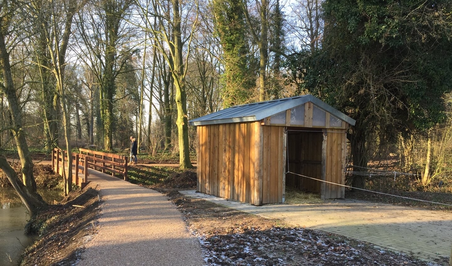 nieuw wandelpad langs de ezelstal