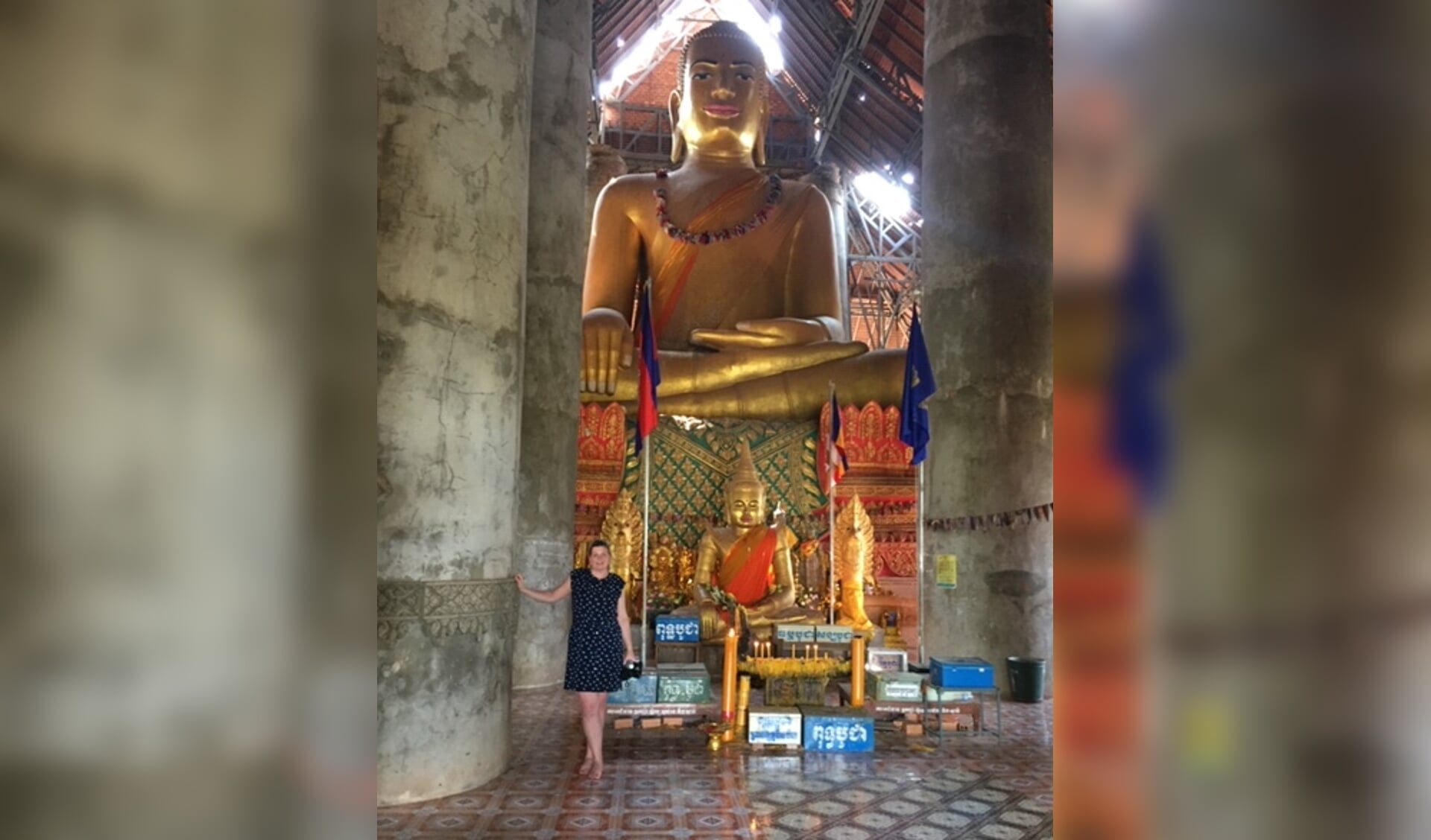 Willemieke op studiereis in Cambodja