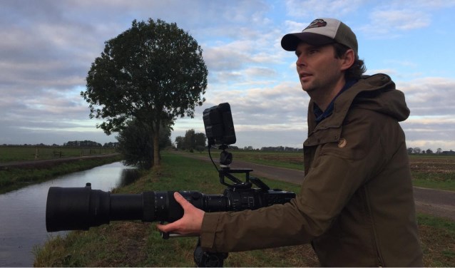 Natuurfilmer Stijn Philips wil mensen graag enthousiasmeren voor de Alblasserwaardse natuur