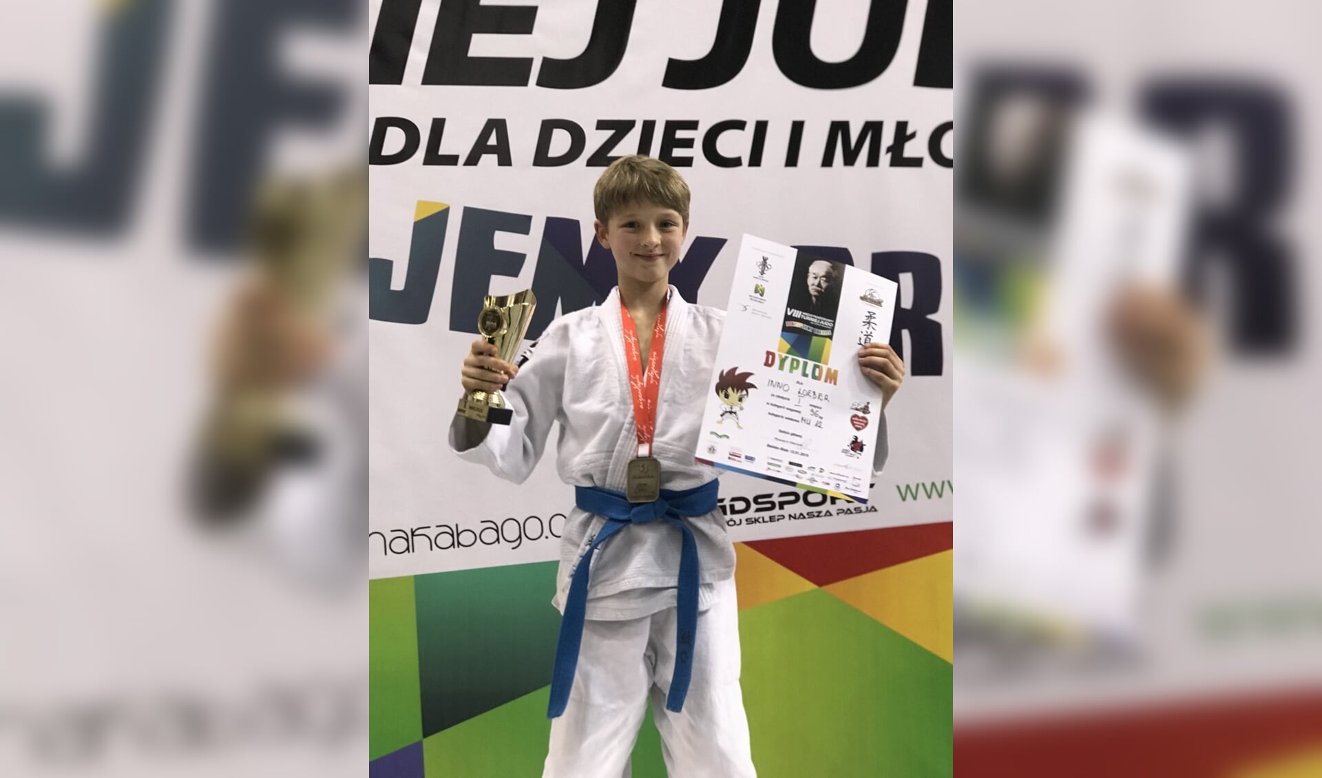 Judoka Inno Loeber wint goud in Bielsko-Biala 