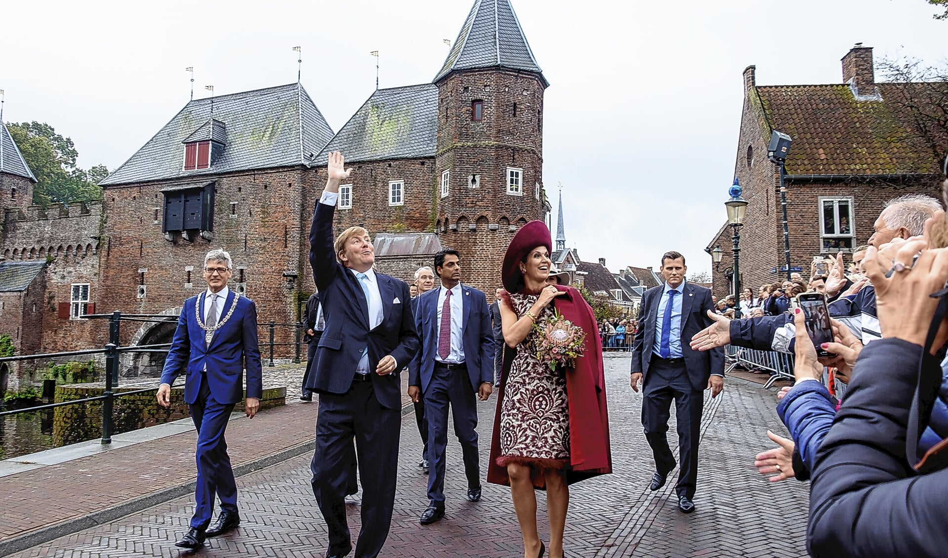 Burgemeester Bolsius mocht Koning Willem-Alexander en Koningin Maxima in 2017 ook al eens ontvangen.
