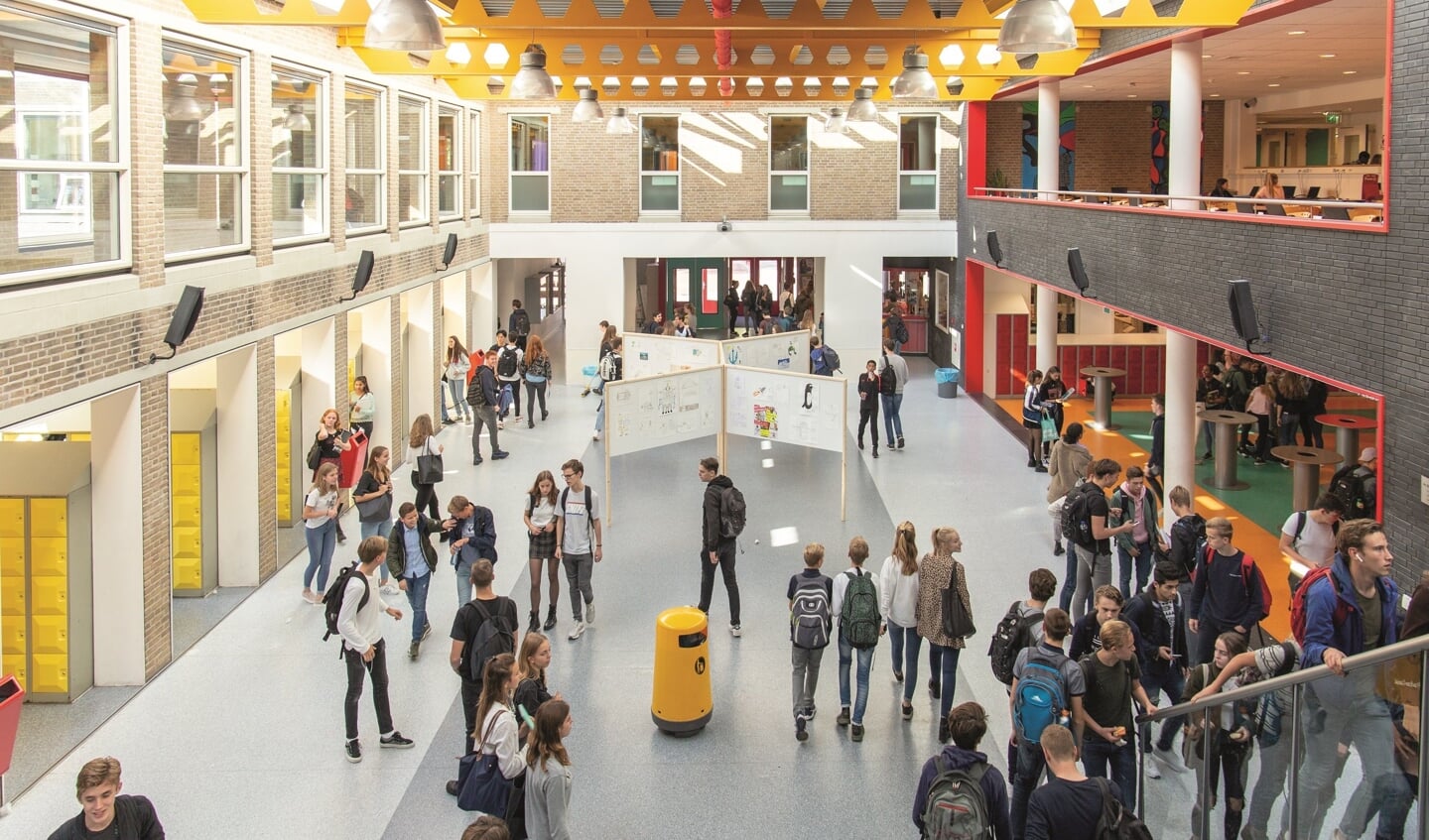 Het atrium in het Keizer Karel College. (Foto ter illustratie).