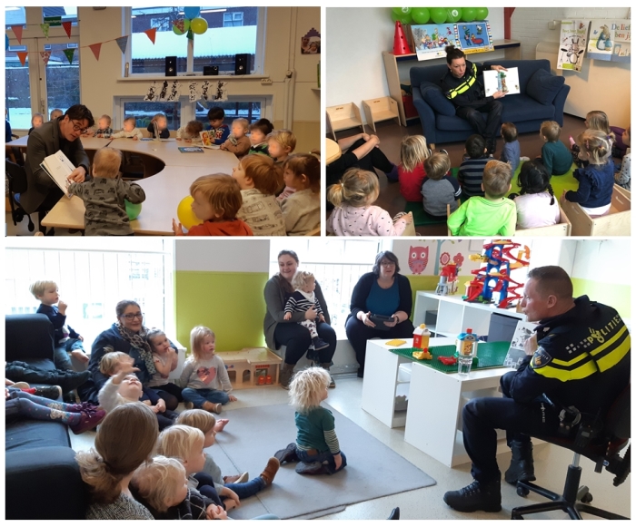 Voorlezen tijdens het Nationale Voorleesontbijt