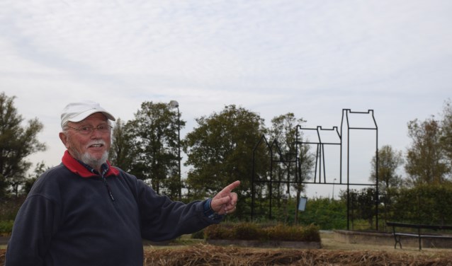 Frans Landzaat bij zijn favoriete plek