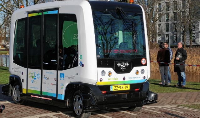 De zelfrijdende Wepod.