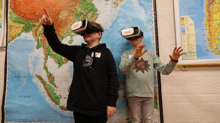 3D brillen bij Aardrijkskunde
