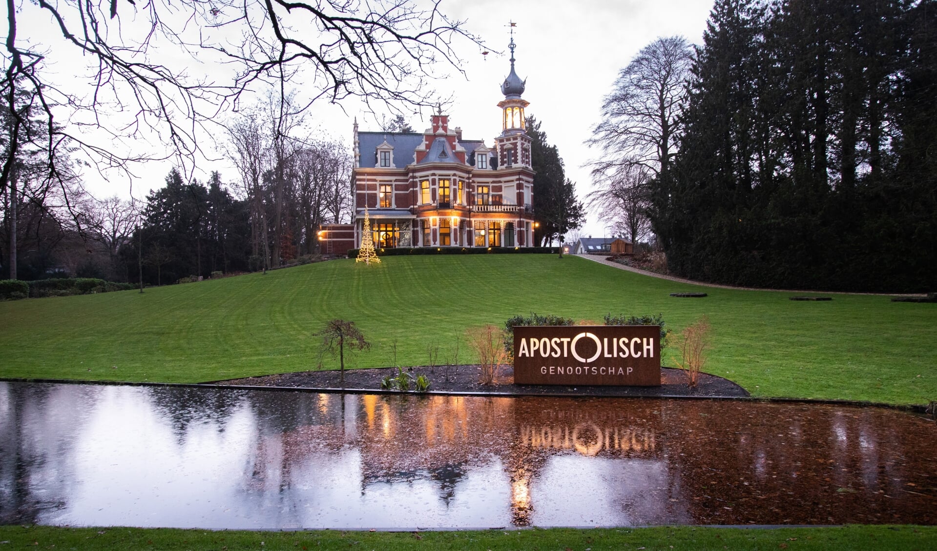 Villa Berg en Dal waar het Apostolisch Genootschap in Baarn is gevestigd.