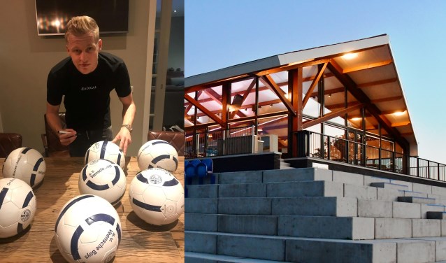 Op de eerste Winterfair bij voetbalvereniging Veensche Boys in Nijkerkerveen waren diverse voetballen te winnen, gesigneerd door Ajacied Donny van de Beek.