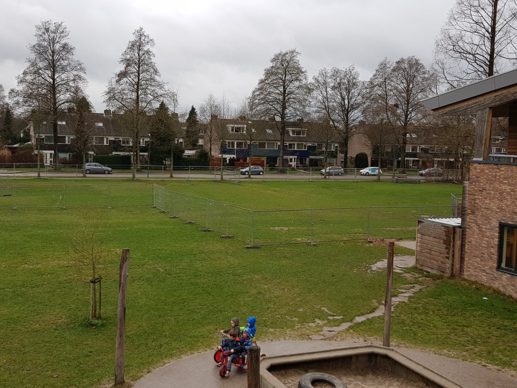 Overzicht op het nieuw te bouwen zorgappartementencomplex