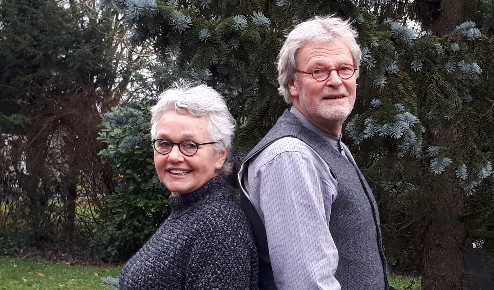 Helma Coolman en Huub de Graaff organiseren de Heuvelruggespraak over klimaatverandering.