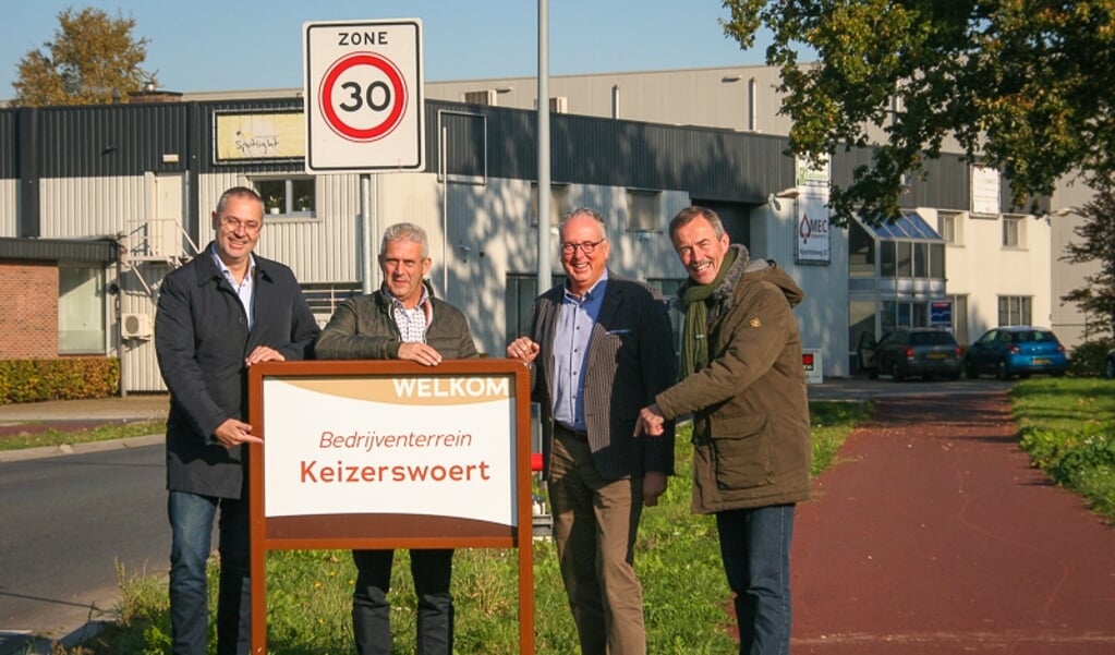 Eén van de vier nieuwe welkomstborden