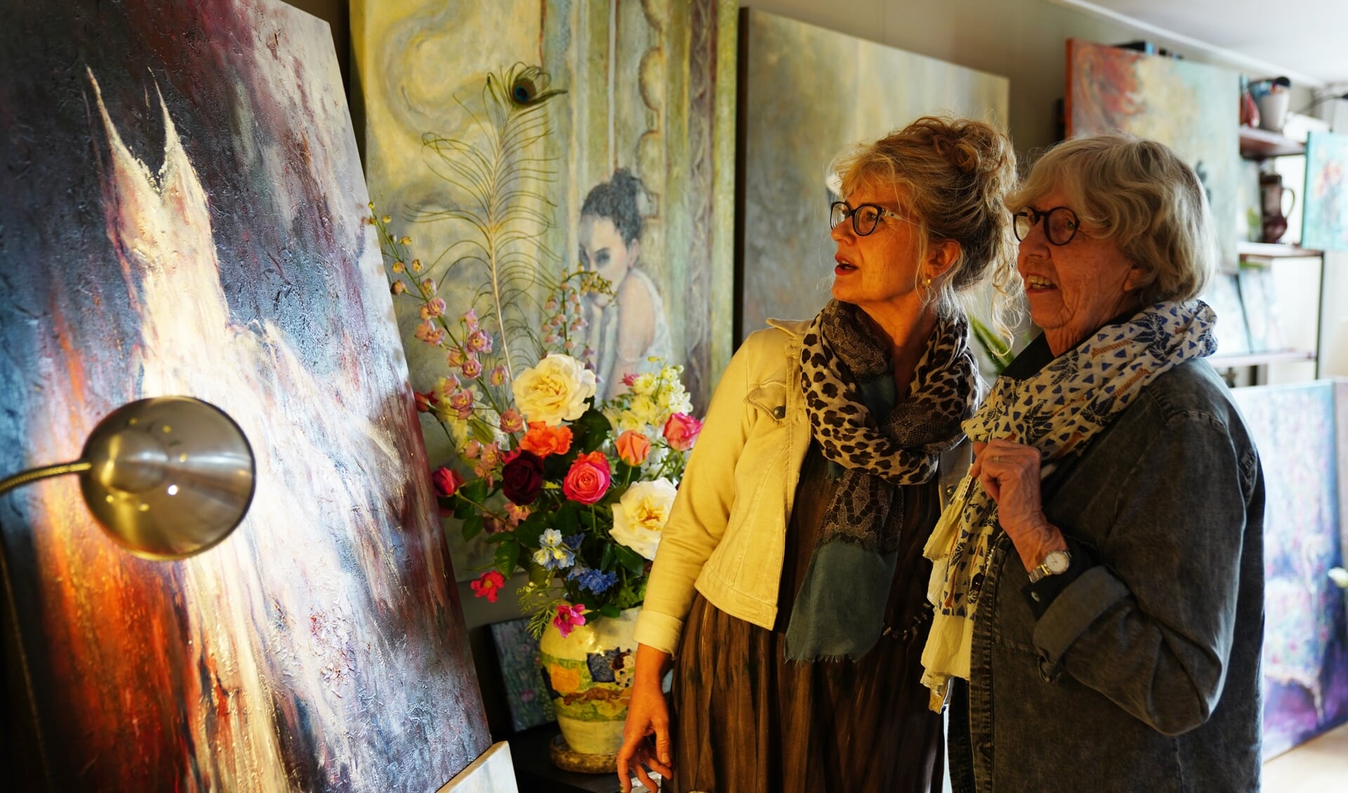 25 jaar kunst van Janneke Stilma is te zien aan de Turfschip in Waardhuizen. 