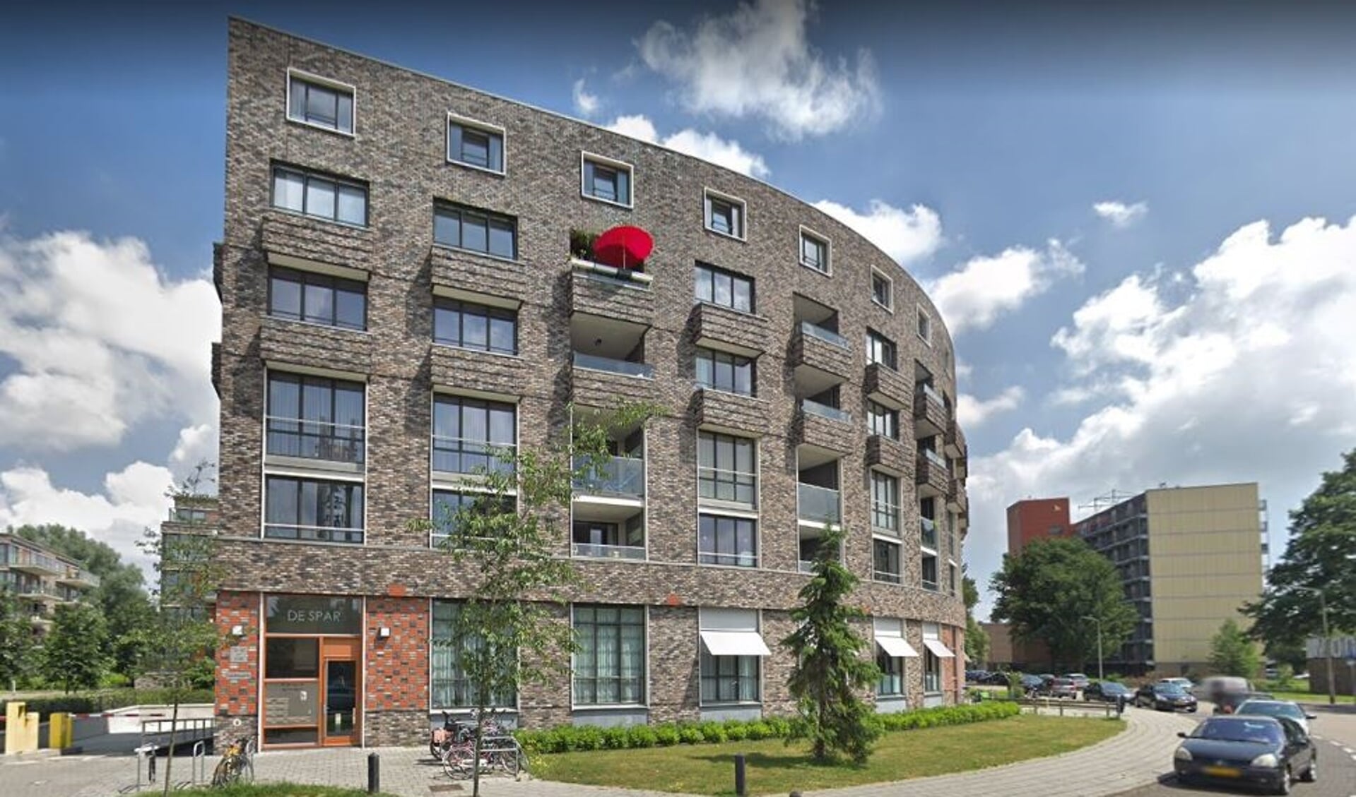 Appartementencomplex De Spar aan Lindepark.