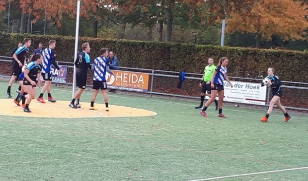 Spelmoment laatste wedstrijd buiten: Heerenveen - Wageningen