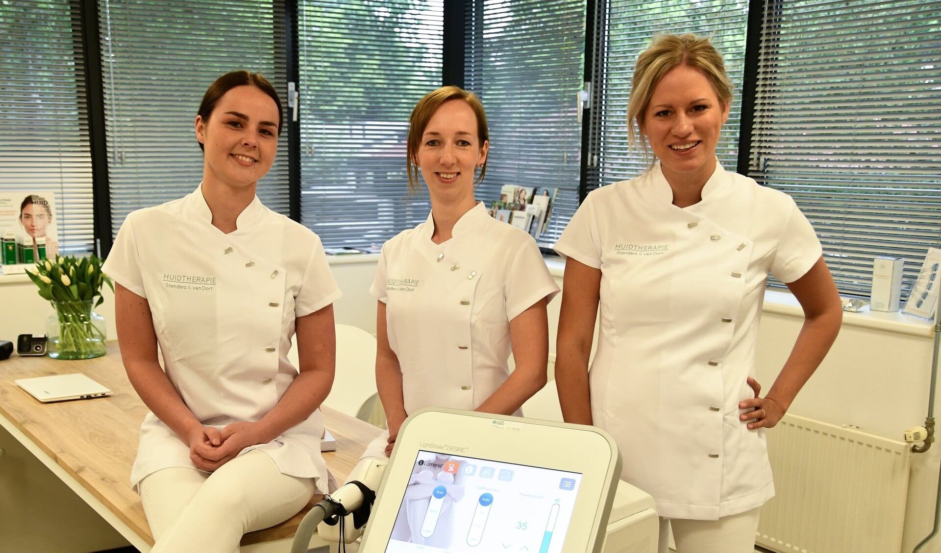 Van links naar rechts: Linde de Visser, Marsha Stenders, Annemarijn van Dort. 