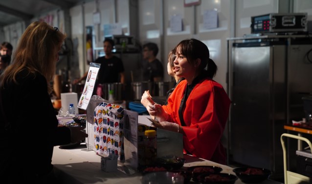 Eten is een belangrijk onderdeel van het Japan Festival.