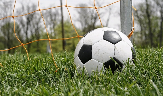 <p>Voetbal stock, stock, goal</p>