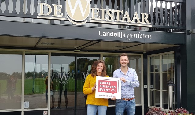 Organisatoren Henk den Boer en Henriette Verbeek kijken uit naar de eerste editie van het Buur2Business Event.