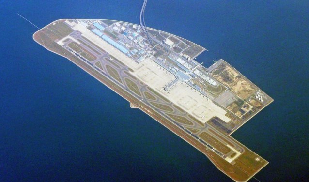 Eilandluchthaven Nagoya Chubu Centrair Airport in Japan.