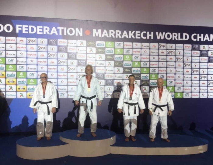 Judoka Jos Wennekers wereldkampioen veteranen in Marrakech