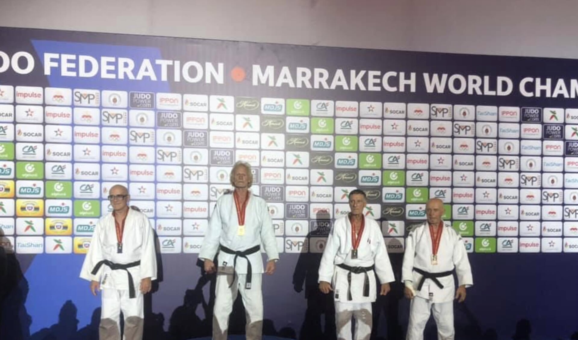 Judoka Jos Wennekers wereldkampioen veteranen in Marrakech