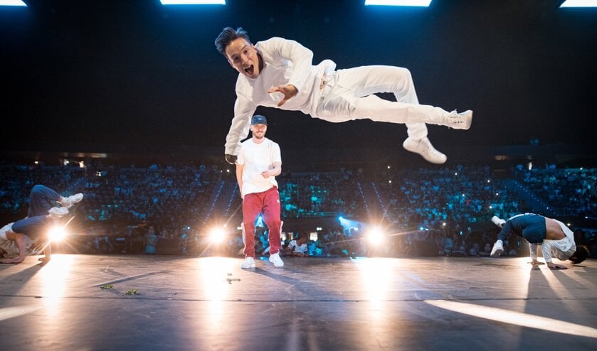 Redo in actie tijdens de Young Impact Celebration in Ahoy Rotterdam.