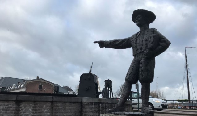 Het standbeeld van Hendrik Hamel