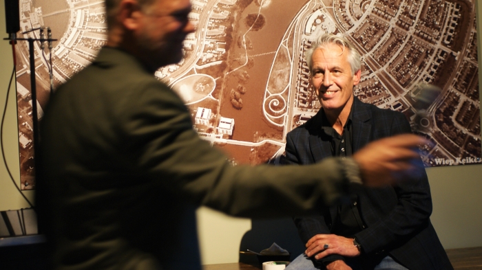 Eigenaar Ruud tijdens de fundraising