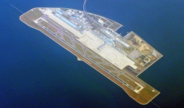 Eilandluchthaven Nagoya Chubu Centrair Airport in Japan.