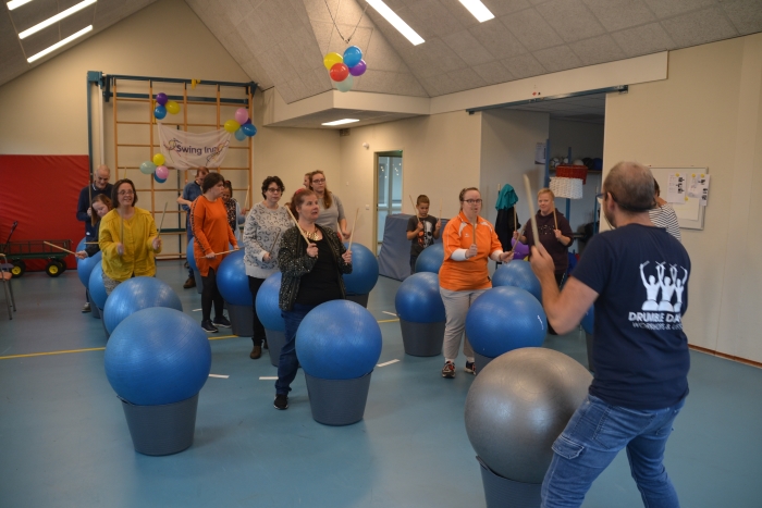 Workshop tijdens jubileumfeest