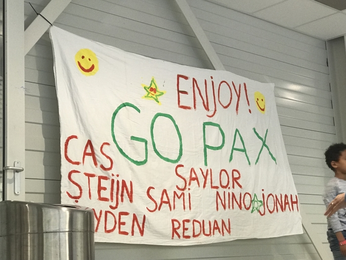 Spandoek jongens SV Pax
