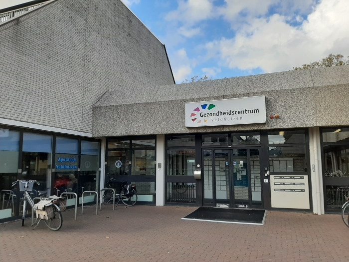 Hoofdingang Gezondheidscentrum Veldhuizen