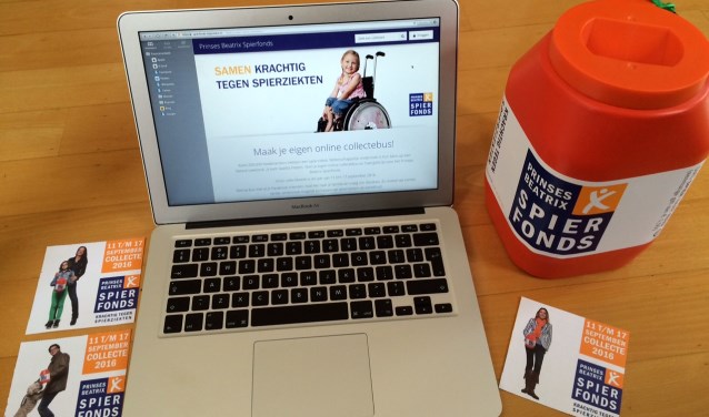 Het Prinses Beatrix Spierfonds is blij met de collecteopbrengst.