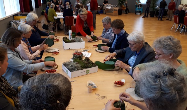 Tijdens de dag van de mantelzorg vorig jaar werd er gewerkt aan 'groene vingers'.