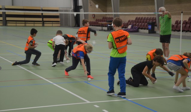 Gooien met 'sneeuwballen' bij Sport & Spel