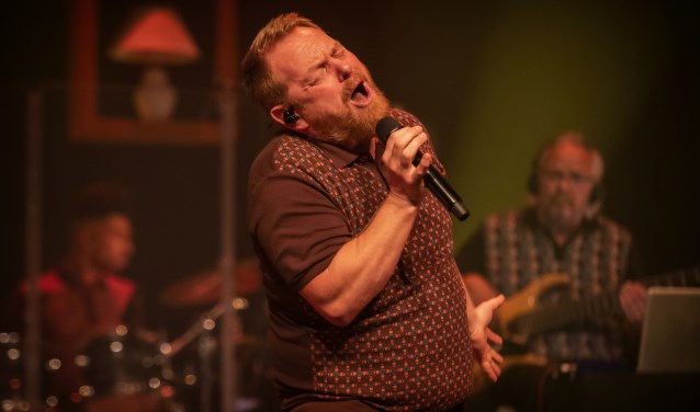 Martijn Fischer in zijn 'rol' als André Hazes