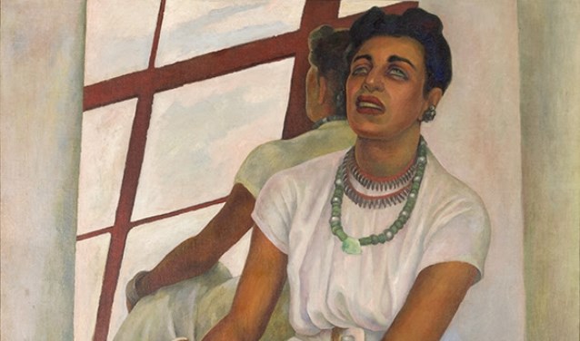 Diego Rivera, Retrato de Lupe Marin, 1938 (fragment).