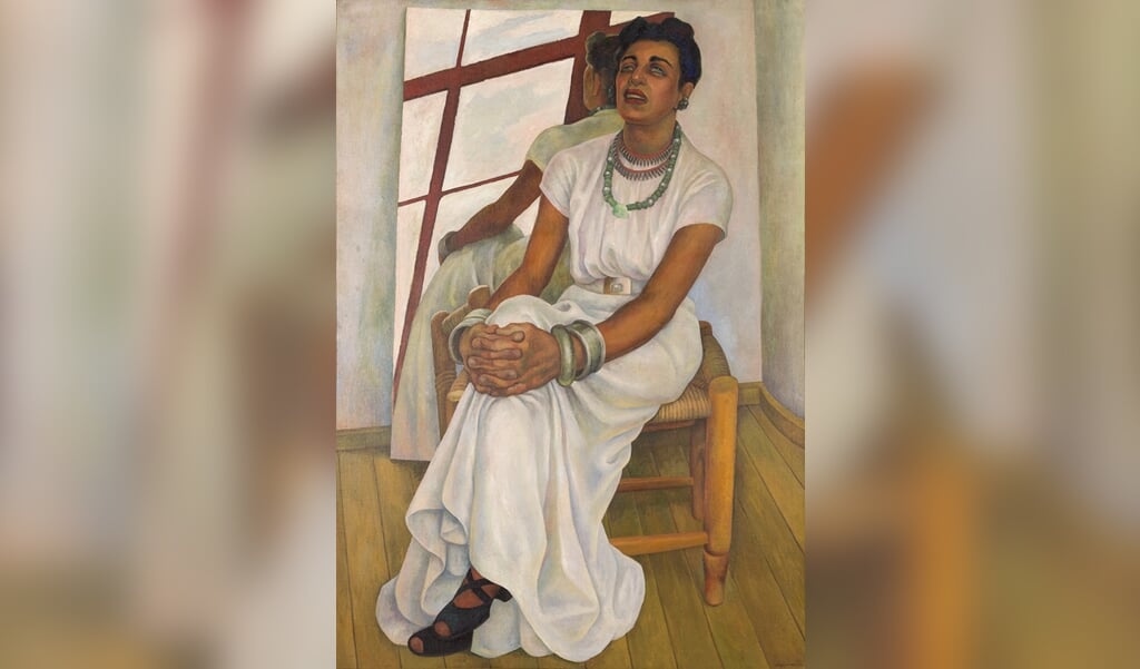 Diego Rivera, Retrato de Lupe Marin, 1938 (fragment).