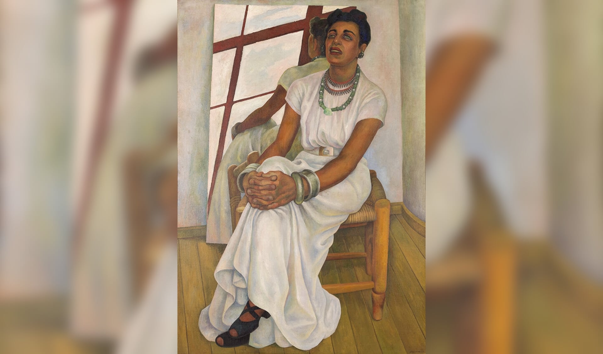Diego Rivera, Retrato de Lupe Marin, 1938 (fragment).