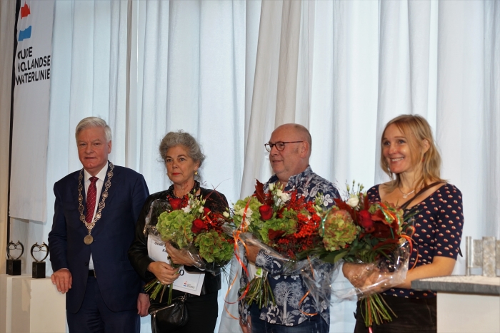 De drie winnaars van de eerste verkiezingsronde