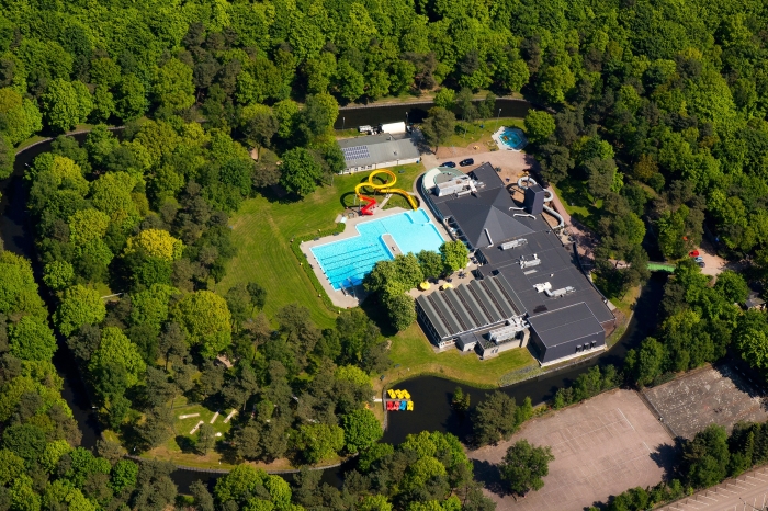 Luchtfoto Bosbad Putten