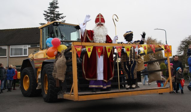 Sinterklaas kon gemakkelijk over de Hessenweg in zijn shovel.